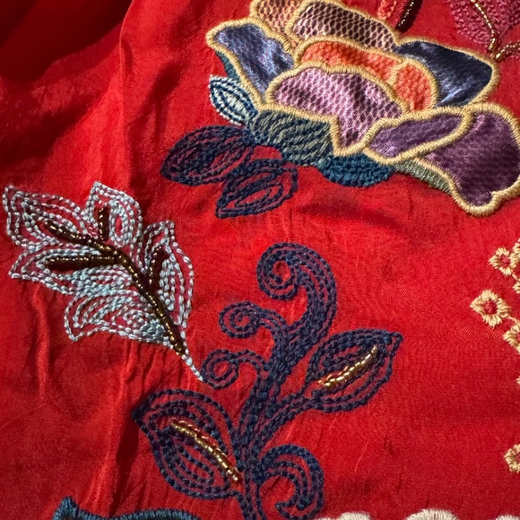 Johnny Was heavily embroidered beaded Marcia blouse NWT (oversized) - Picture 6 of 12